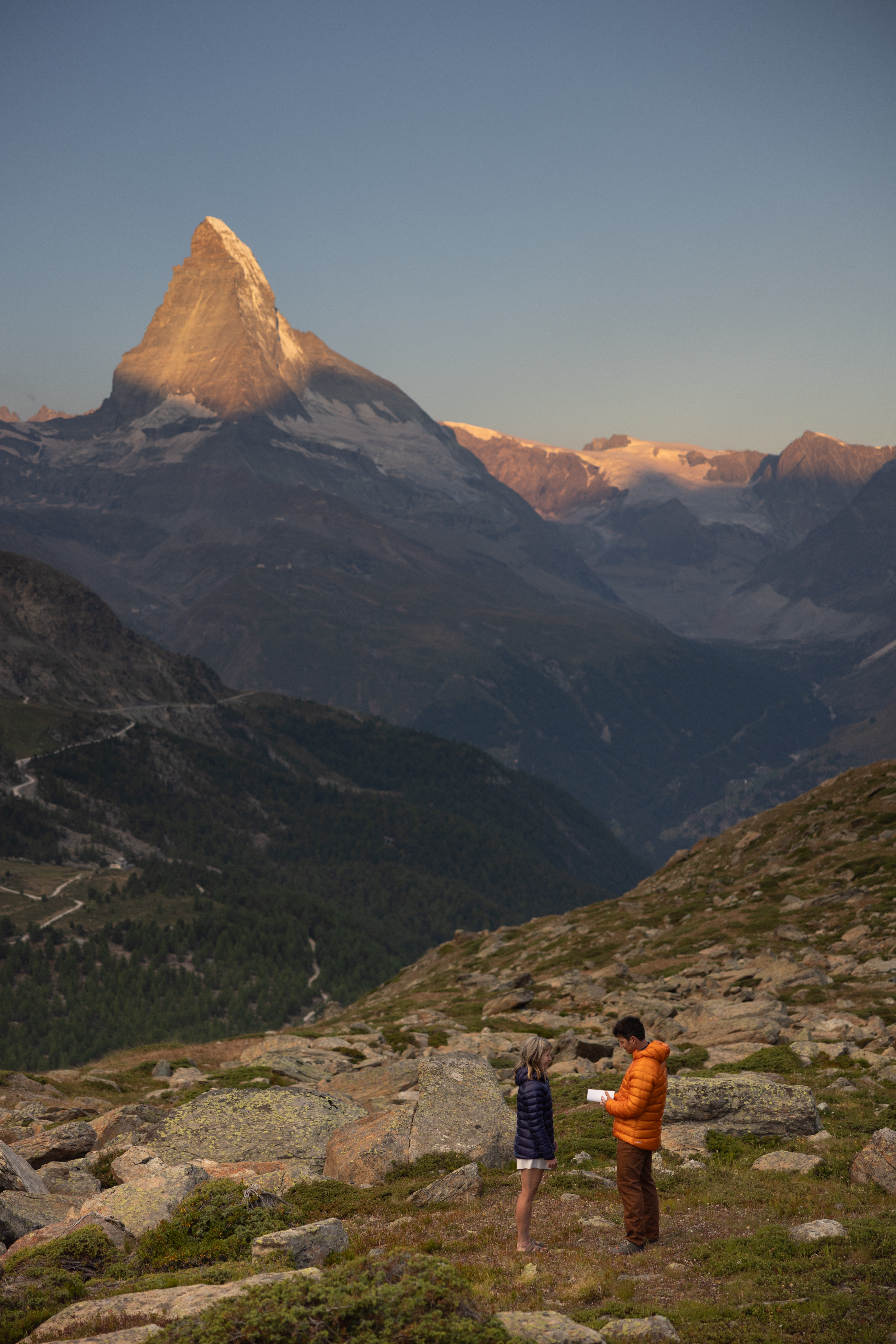 Matterhorn Elopement Vow Reading