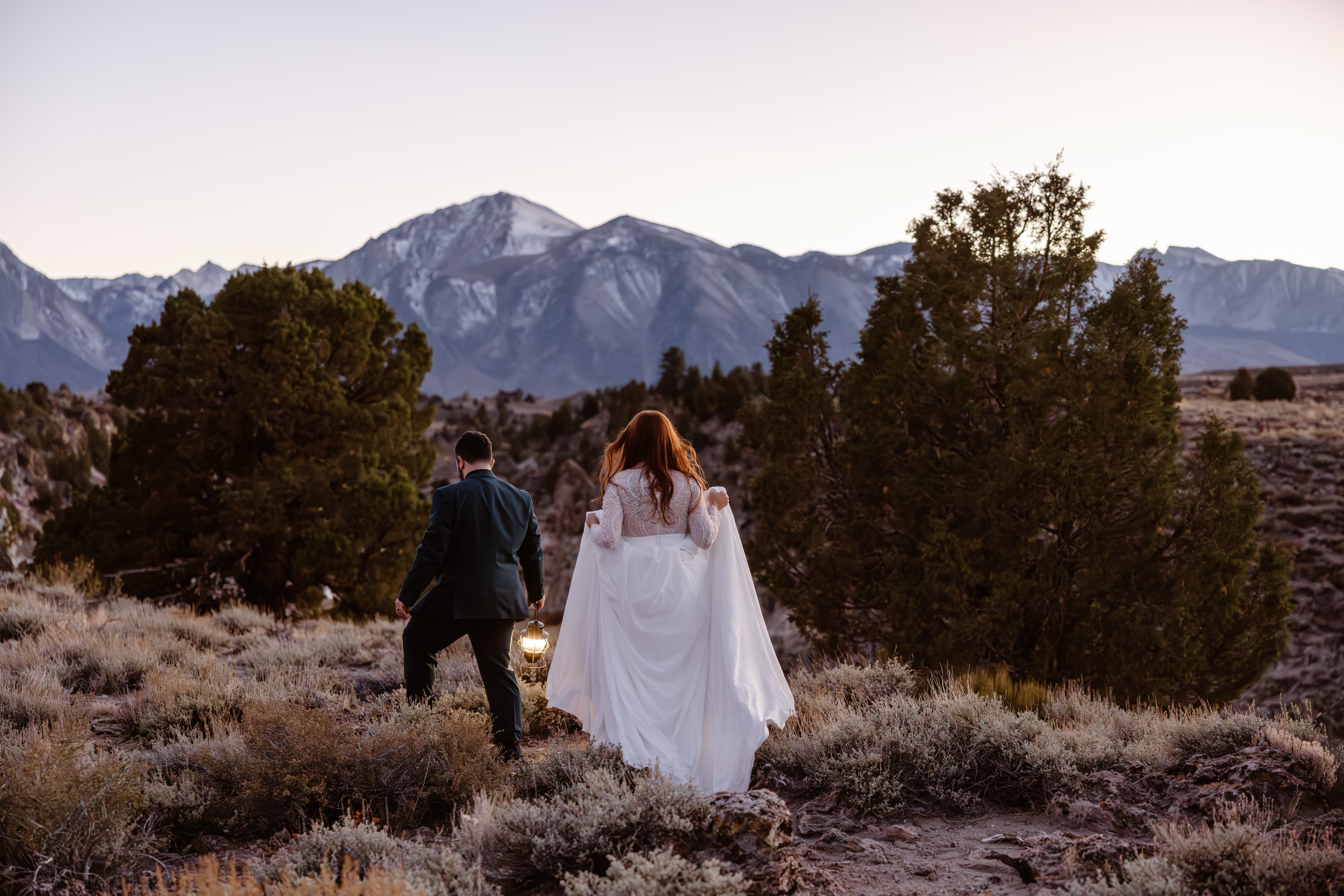 sunset Mammoth Elopement